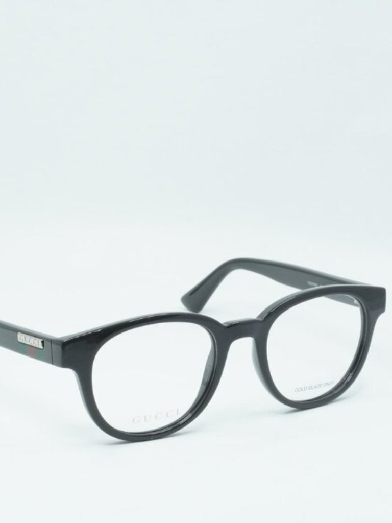 Gucci Gg0769o 005 Eyeglasses Grey 50mm Round Frame